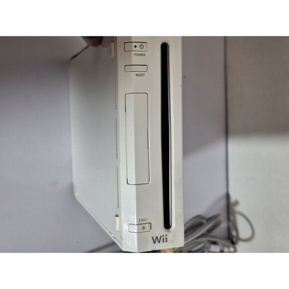Nintendo WII Console w/ Cables, Sensor, Controller TESTED AND WORKS White - Picture 11 of 14
